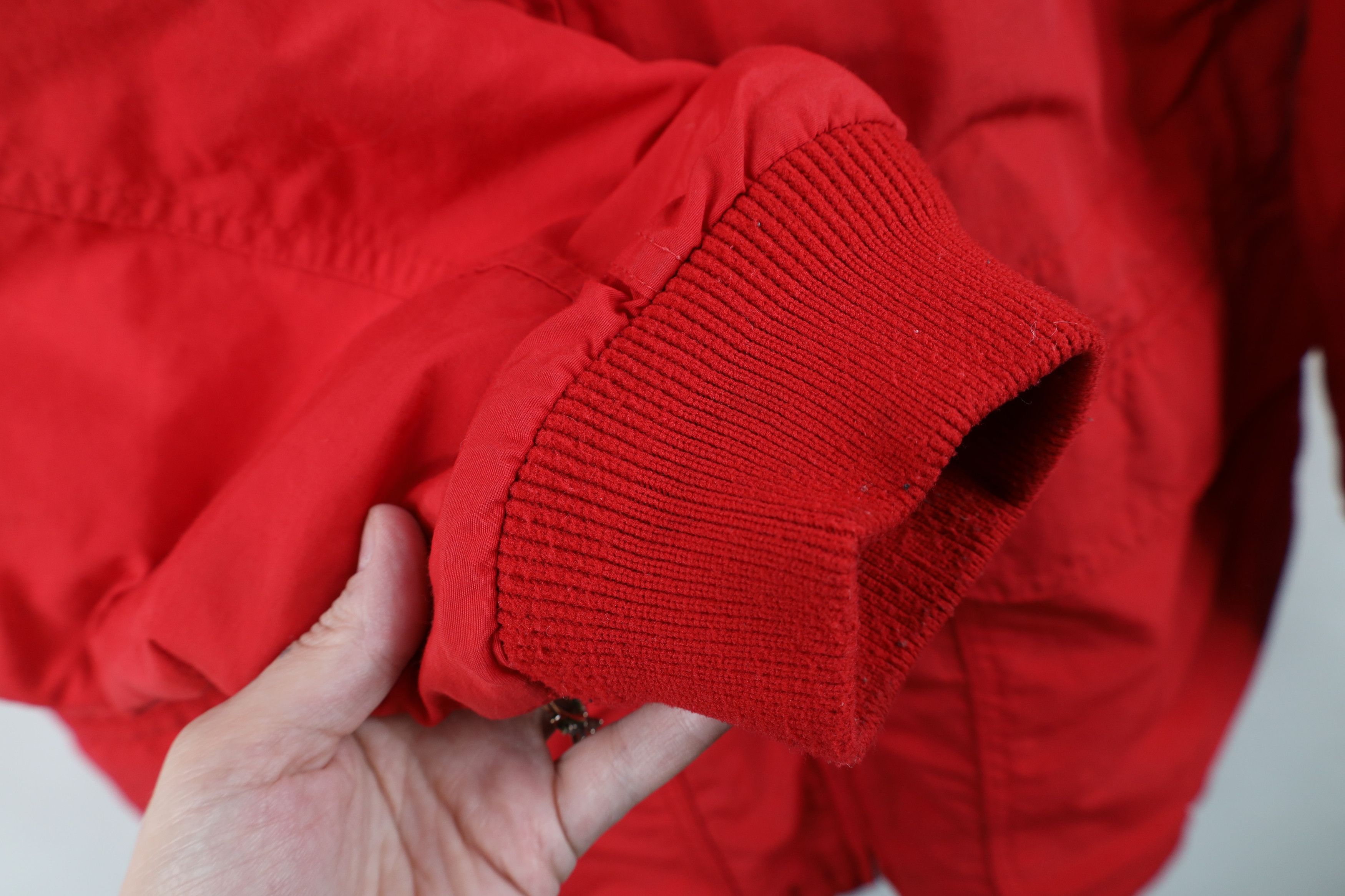 J.Crew Vintage 90s J Crew Lined Chore Barn Parka Jacket Red USA Size US L / EU 52-54 / 3 - 6 Thumbnail