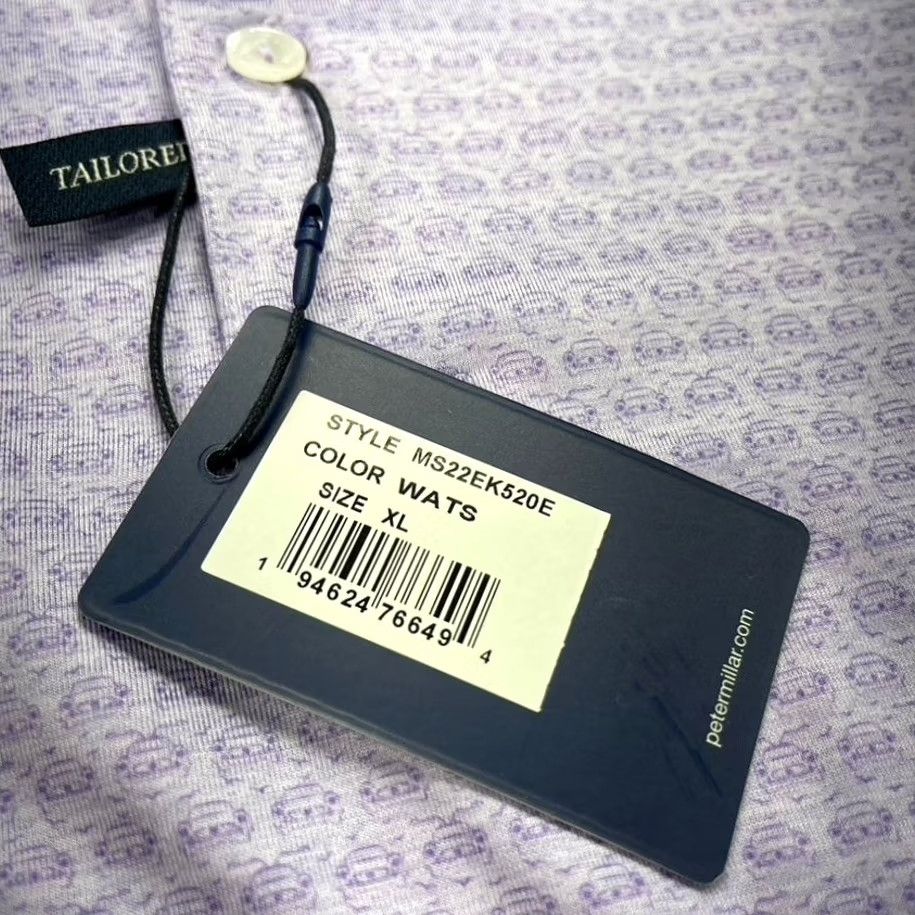 Peter Millar Peter Millar Polo Shirt Mens XL Purple Golf NWT Lightweight Breathable Logo Embroidered Short Sleeve Polo USA 90s? Size US XL / EU 56 / 4 - 5 Thumbnail