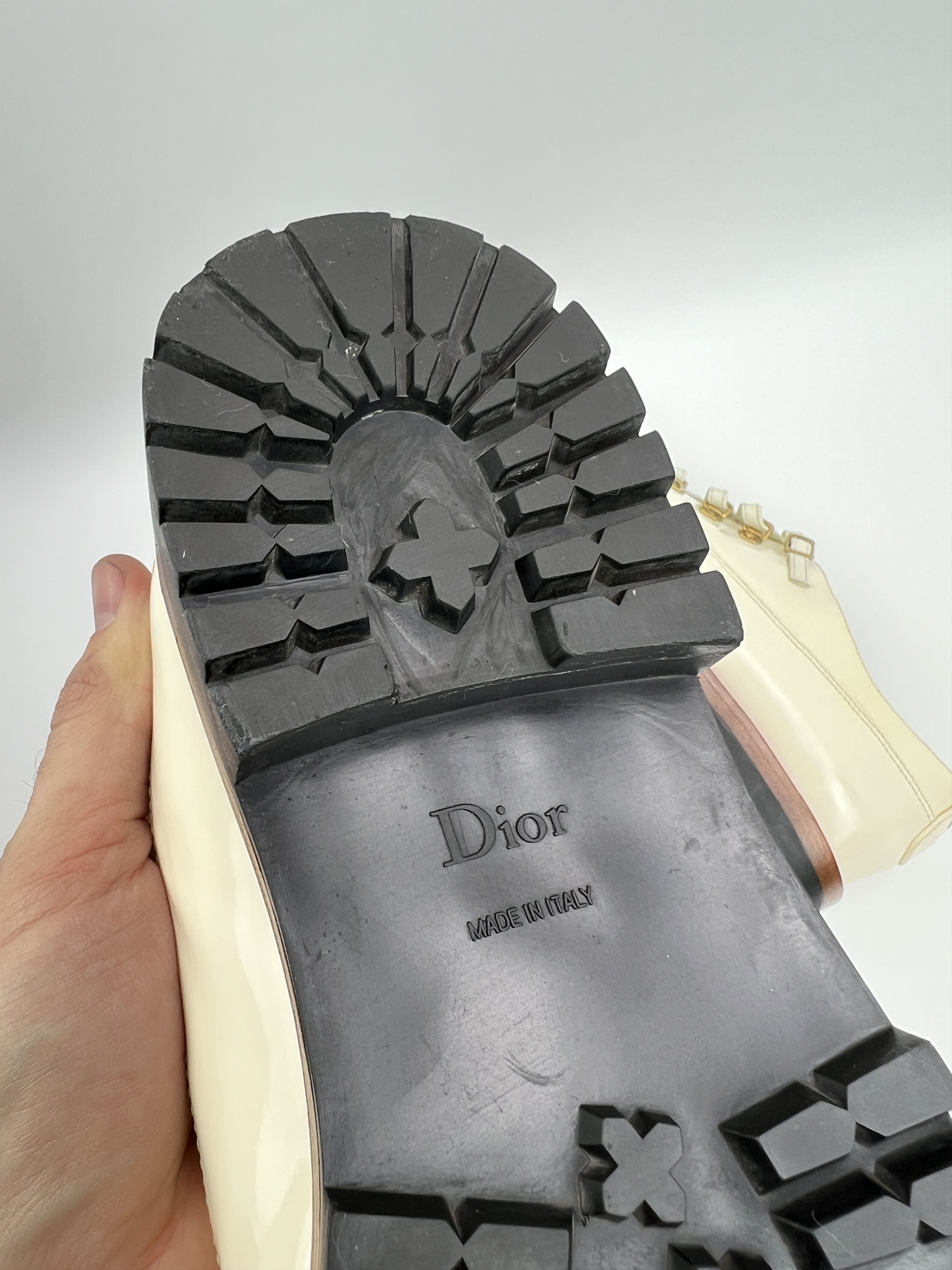 Dior Vintage Christian Dior Heavy Chunky Brogues Patent Leather Size US 9 / IT 39 - 10 Thumbnail