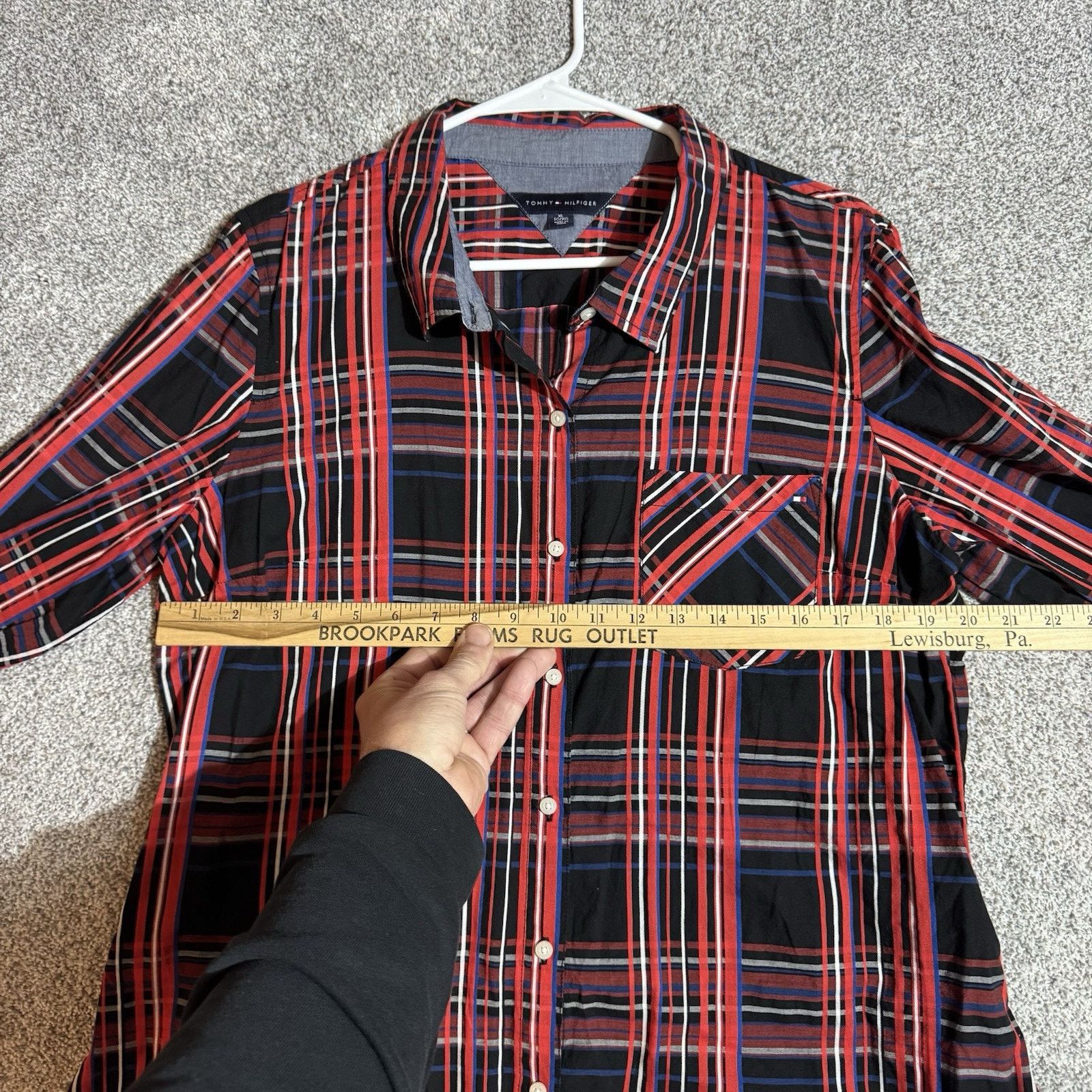 Tommy Hilfiger Tommy Hilfiger Shirt Women XL Academia Plaid Button Up Size XL / US 12-14 / IT 48-50 - 3 Thumbnail