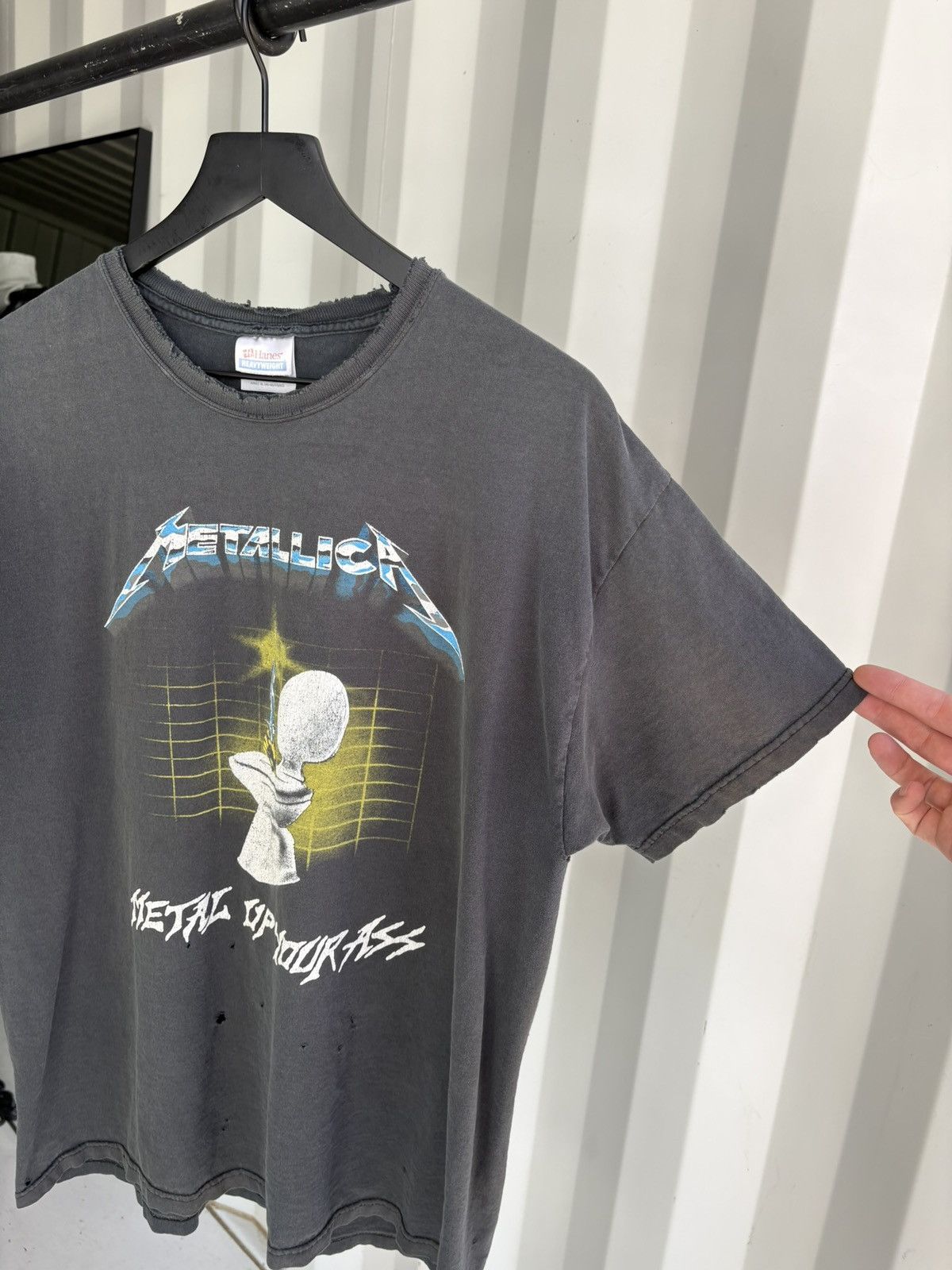 Band Tees Vintage Metallica Metal Up Shirt Faded Distressed Grunge Size US XL / EU 56 / 4 - 2 Thumbnail