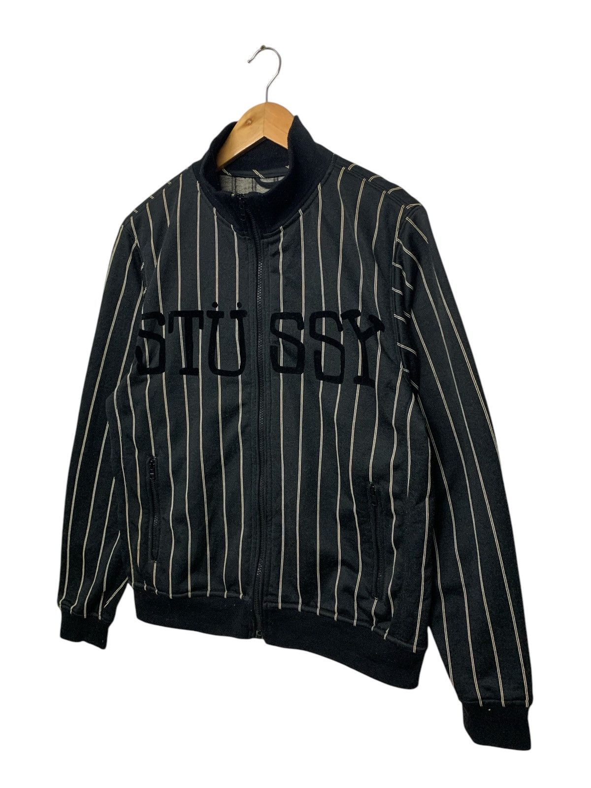 Stussy Very Rare‼️Stussy Spellout Full Zipper Down Sweater Size US M / EU 48-50 / 2 - 2 Thumbnail