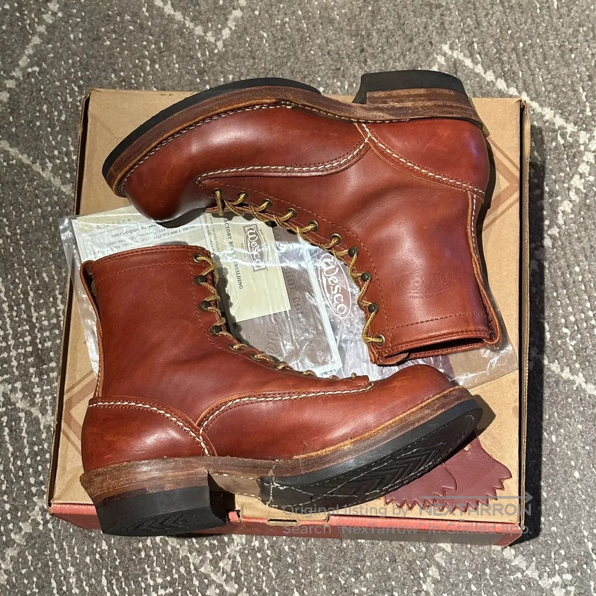 WESCO Wesco Jobmaster 8e Red Dog. Size US 8 / EU 41 - 4 Thumbnail