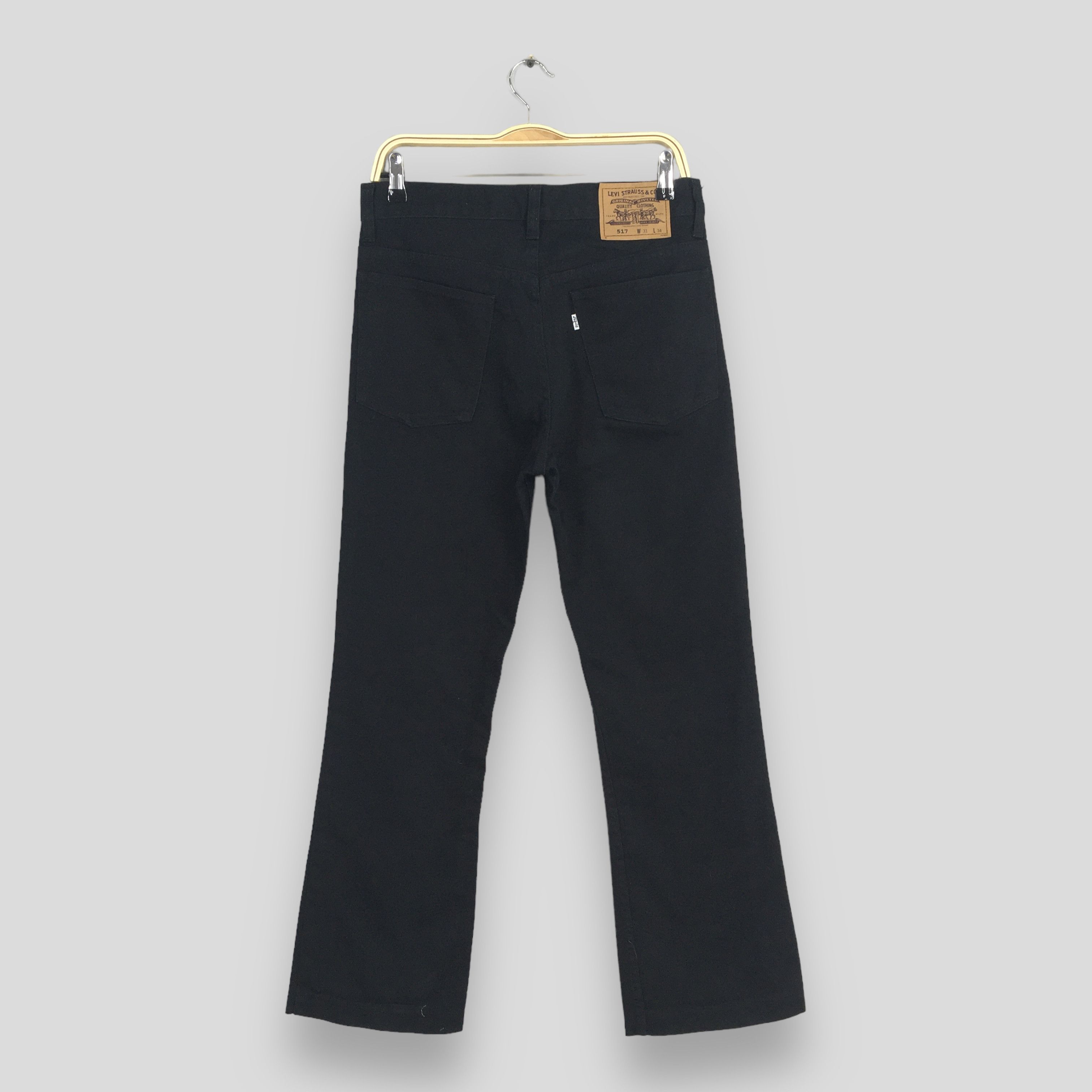 Jean Size 30X28 Levi's 517 Faded Stonewash Flare Bootcut Jeans Size US 30 / EU 46 - 8 Thumbnail