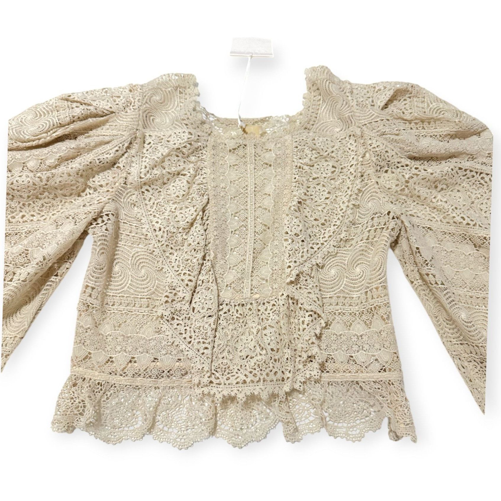 Ulla Johnson Ulla Johnson Eloise Blouse in Pearl, Size 4 New with tag Size S / US 4 / IT 40 - 7 Thumbnail