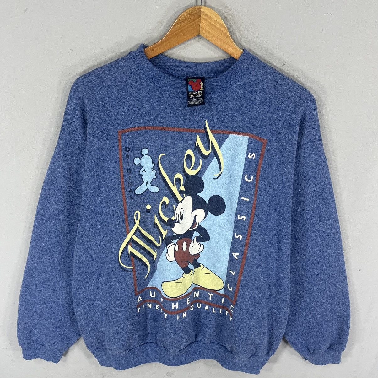 Disney × Vintage VINTAGE 90s DISNEY MICKEY BIG LOGO PRINTED Size US XL / EU 56 / 4 - 1 Thumbnail