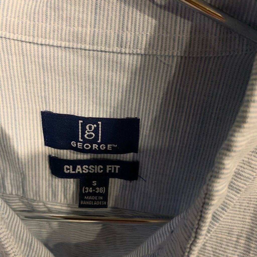 George Men’s George Button Up Shirt Size US S / EU 44-46 / 1 - 2 Thumbnail