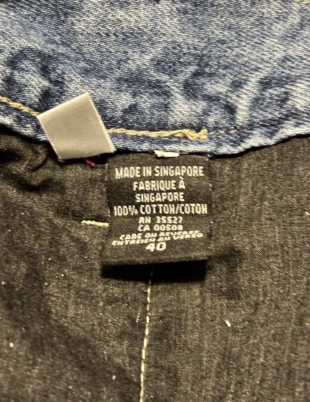 Marithe + Francois Girbaud Girbaud Shorts Mens 40 Blue Denim Cargo Vintage 90s Marithe Size US 40 / EU 56 - 8 Thumbnail