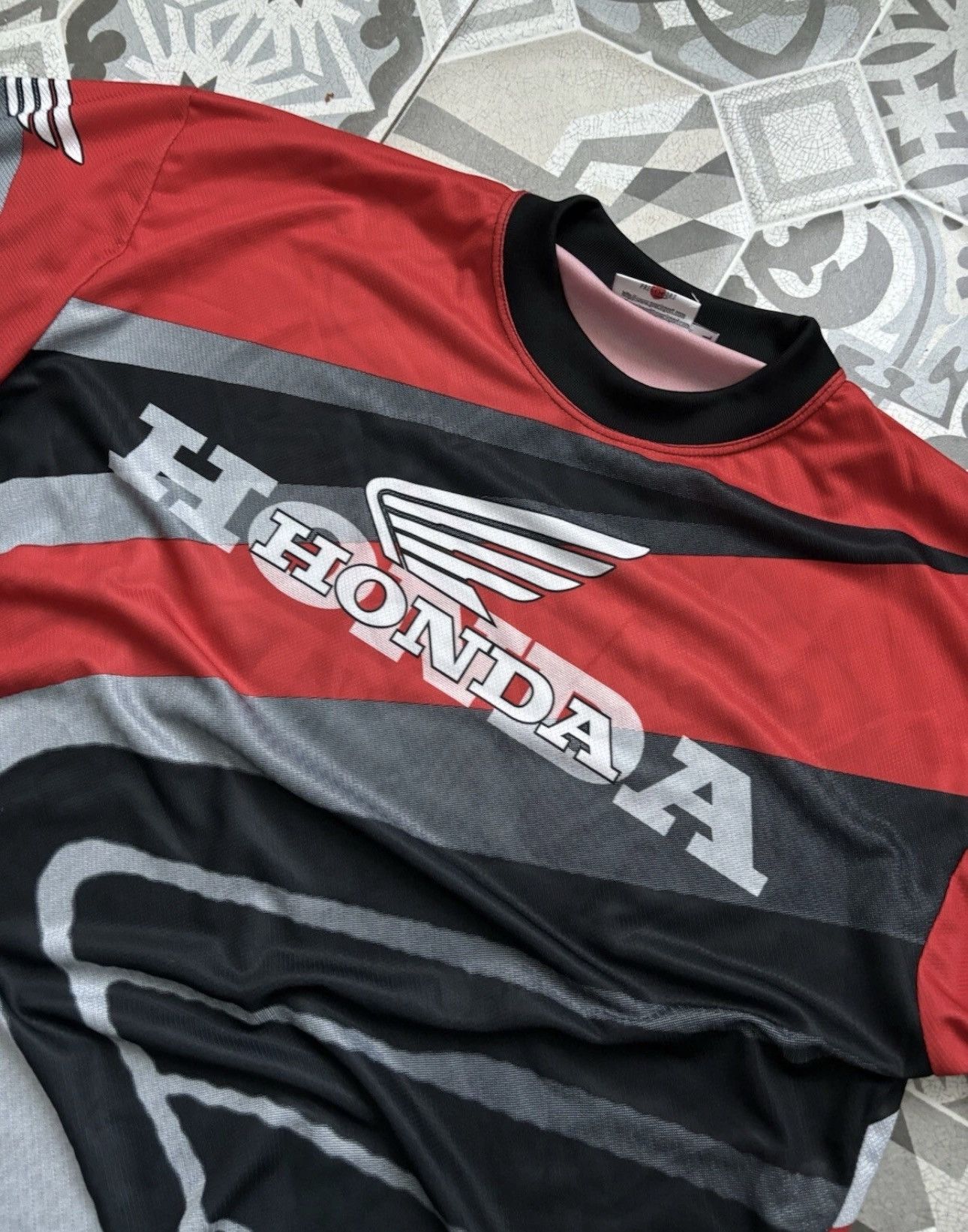Honda Honda Racing Vintage Jersey T-Shirt Size US XL / EU 56 / 4 - 3 Thumbnail