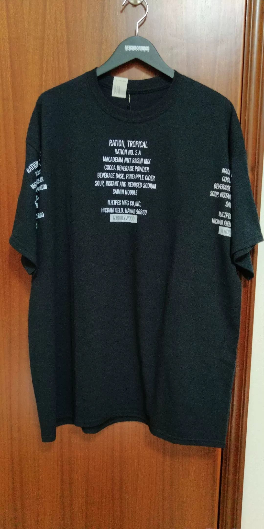 N.Hoolywood N.HOOLYWOOD Short-Sleeve Black T-shirt Size US XXS / EU 40 - 1 Thumbnail