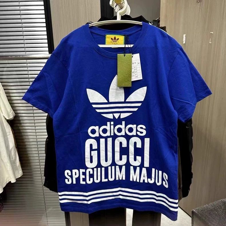 Gucci Adidas Short Sleeve T-Shirt - dmc