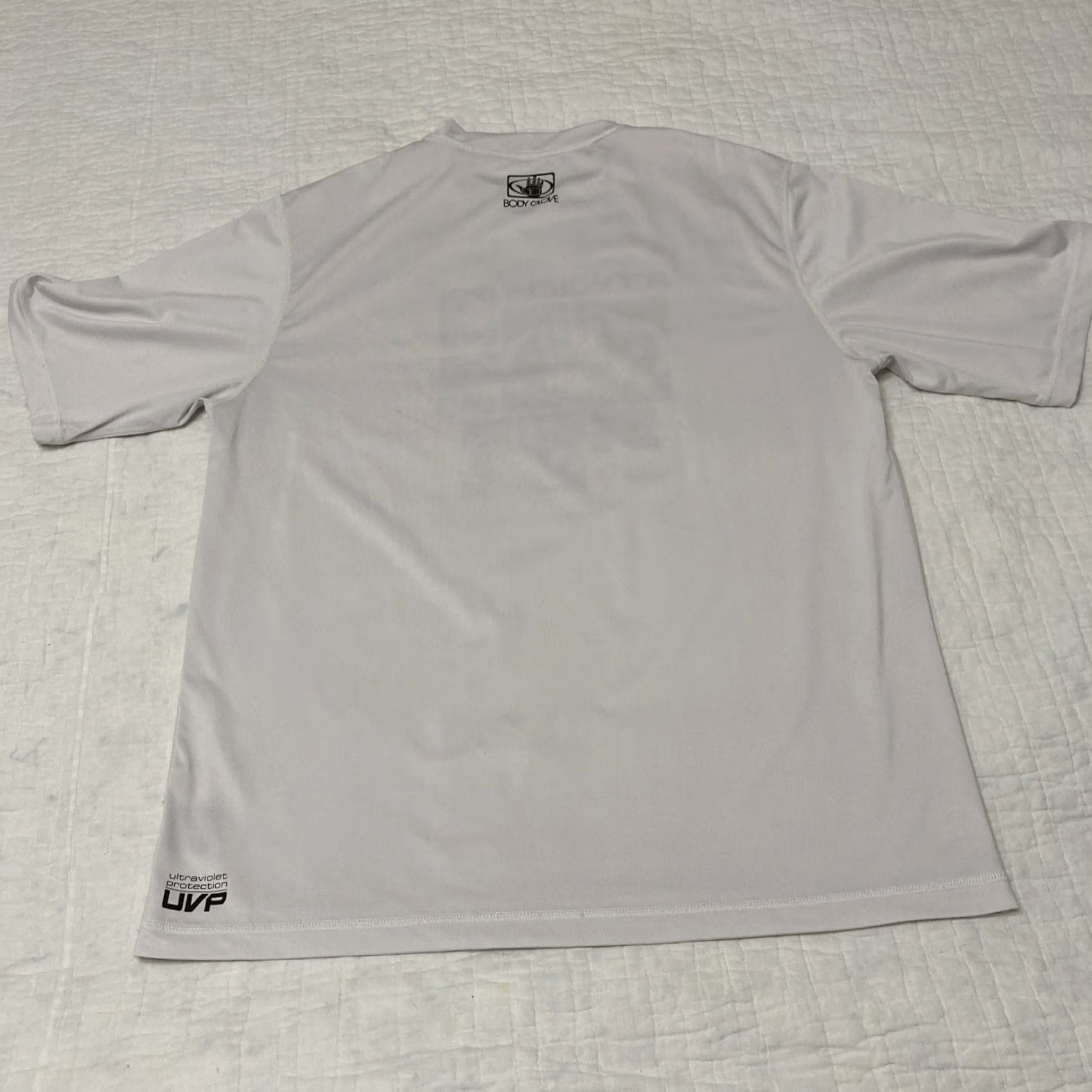 Body Glove Body Glove T-Shirt White Short Sleeve UV Protection XL Mens Activewear Shirt Size US XL / EU 56 / 4 - 6 Thumbnail
