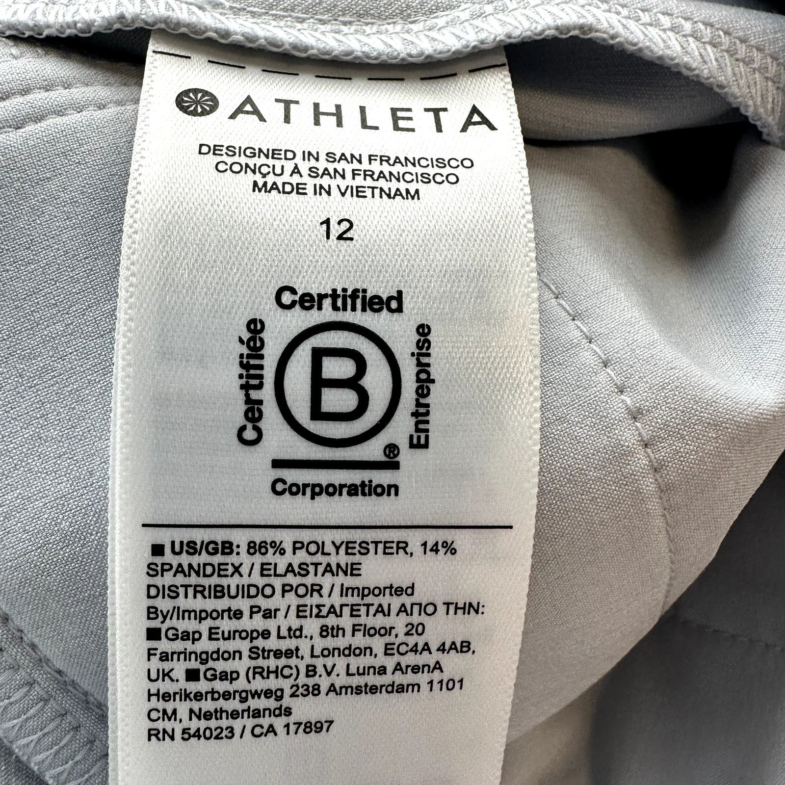 Athleta Athleta Endless High Rise Pants Crop Straight Snowfall Blue Size 34" / US 12 / IT 48 - 4 Thumbnail