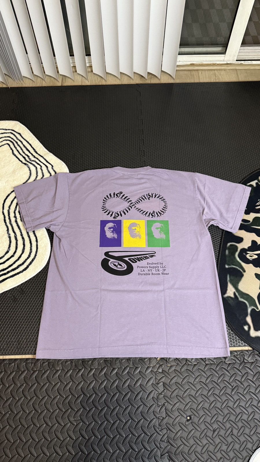 Powers Supply Powers Supply Evolution Tee Purple Lavender (S) Made in USA Size US S / EU 44-46 / 1 - 6 Thumbnail