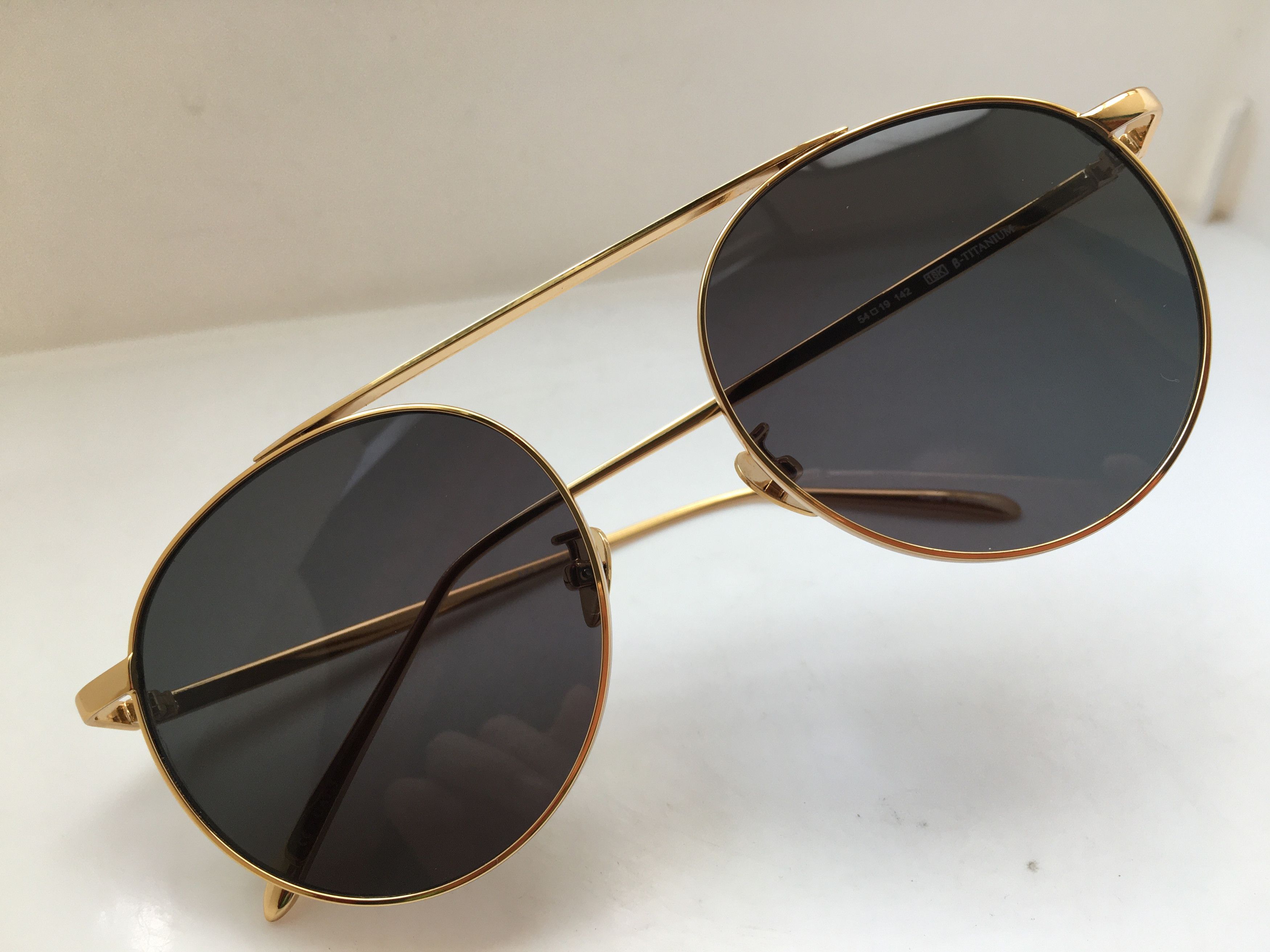 Other Gold Titanium Round Sunglasses Frame ROCKABILLY Size ONE SIZE - 5 Thumbnail