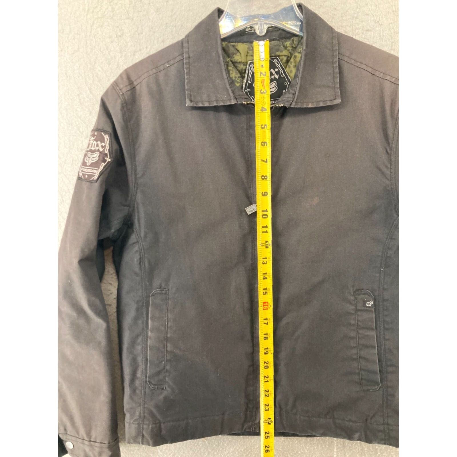 Fox Racing Fox Racing Jacket Mens Small Black Full Zip Accents Quilted Racing Style Casual Outdoor Wallet Size US S / EU 44-46 / 1 - 3 Thumbnail