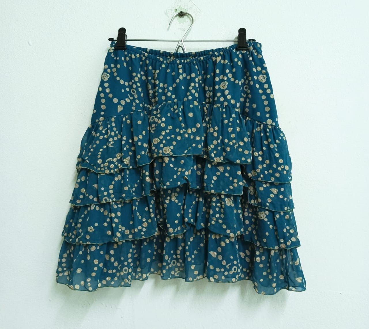 Tsumori Chisato Vintage Tsumori Chisato Women's 4-tiered ruffle mini skirt Size M / US 6-8 / IT 42-44 - 3 Thumbnail