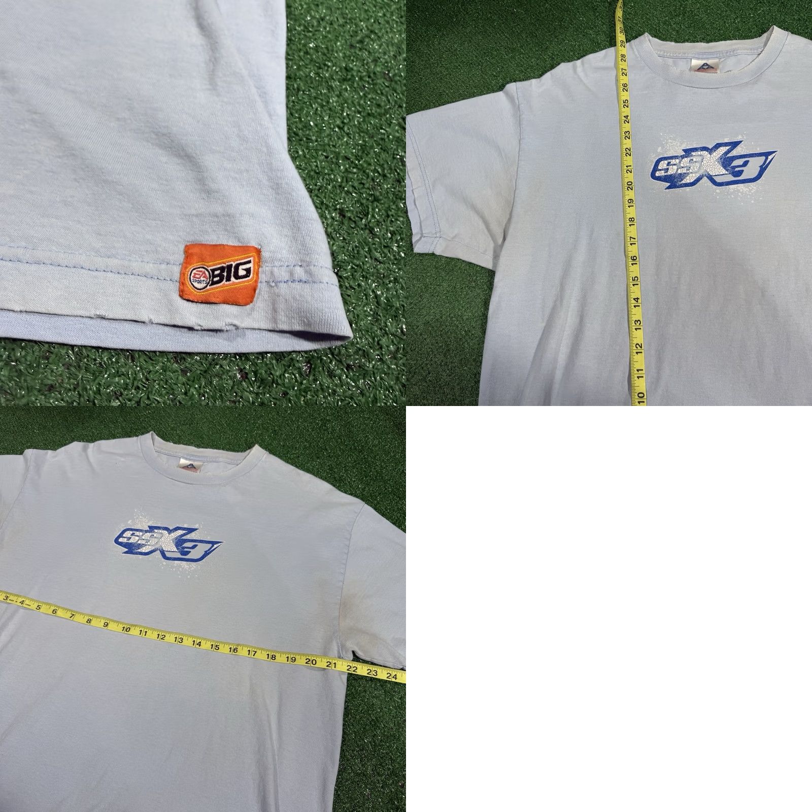 AAA Vintage SSX 3 T Shirt XL Blue PlayStation 2 PS2 Snowboarding Game Promo Y2K RARE Mens Size US XL / EU 56 / 4 - 8 Thumbnail