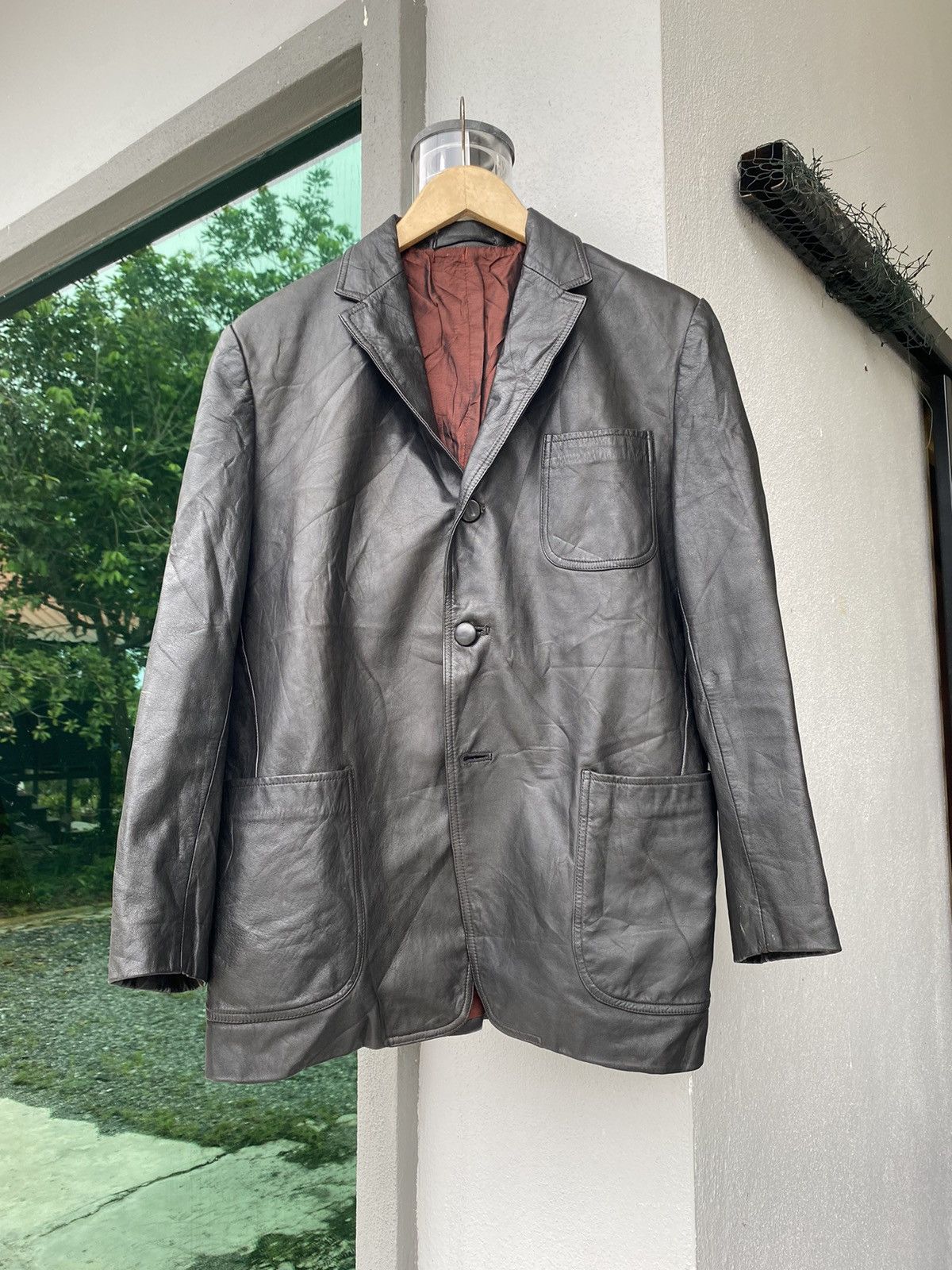 Japanese Brand × Vintage PVC Leather Size 34S - 1 Thumbnail