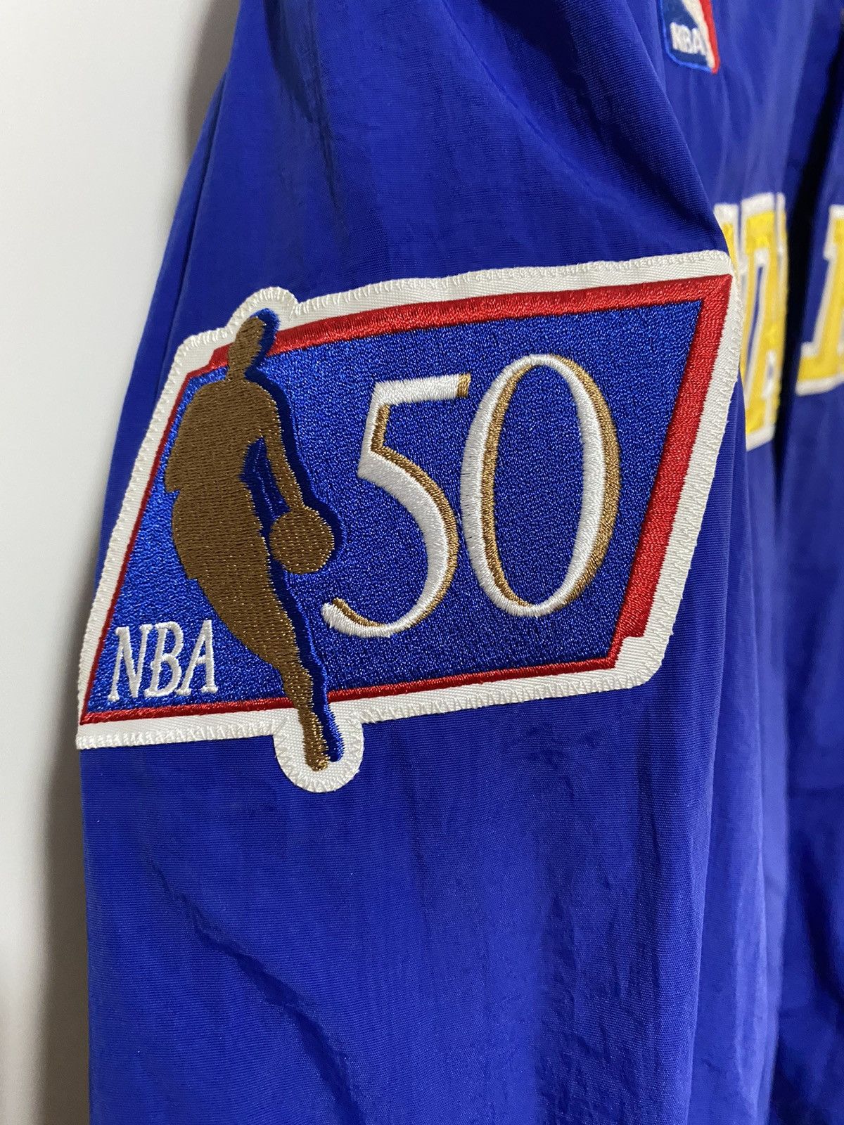 Mitchell & Ness Mitchell & Ness Warriors jacket size XL, blue yellow, used Size US XL / EU 56 / 4 - 10 Thumbnail