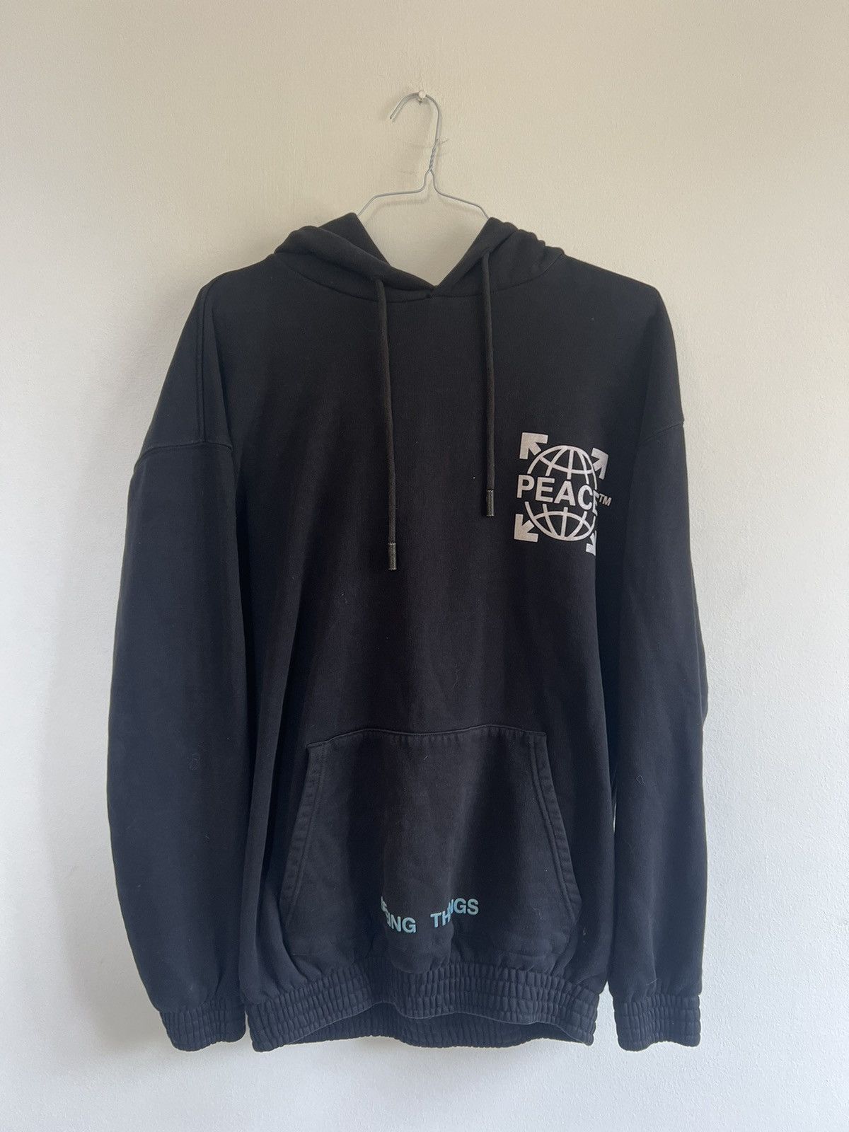 Off-White Off white seeing things Peace Hoodie Size US XL / EU 56 / 4 - 3 Thumbnail