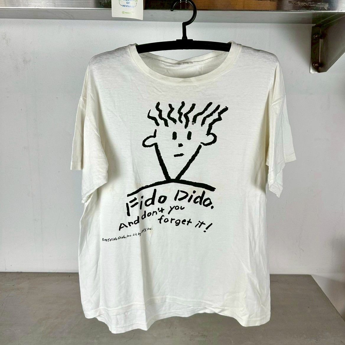 Vintage Vintage 1985 Fido Dido Cartoon Character Artwork T-Shirt Size US L / EU 52-54 / 3 - 1 Thumbnail