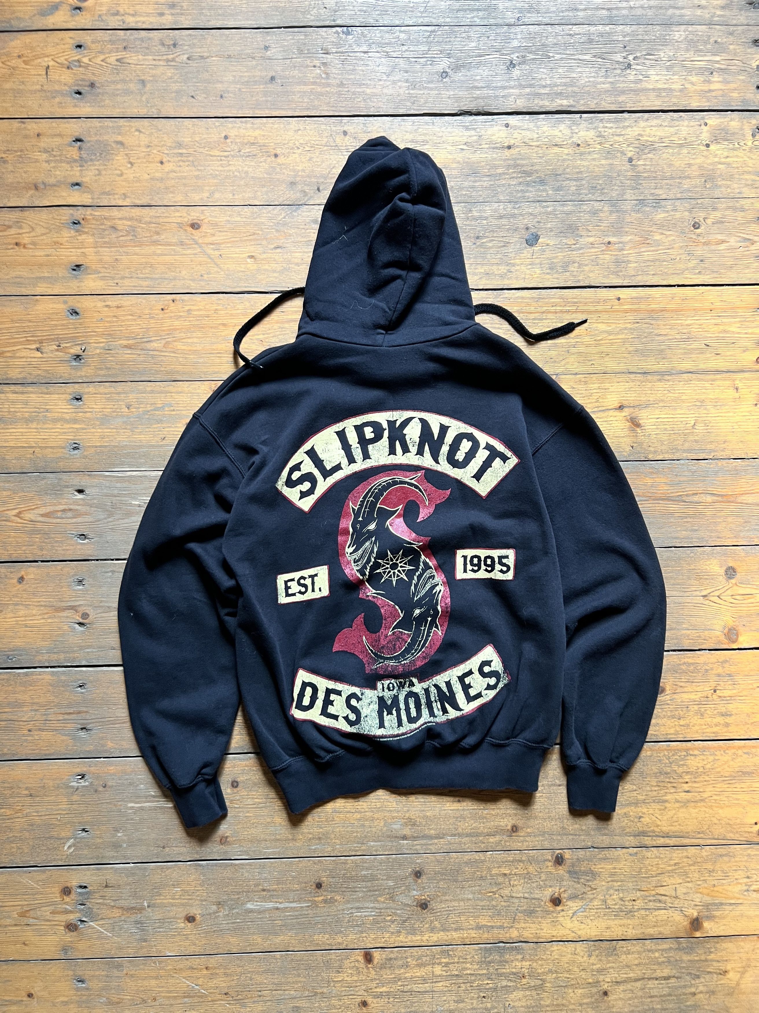 Band Tees Rock T Shirt War Slipknot Des Moines Iowa Goat Pentagram Vintage y2k Hoodie Grailed