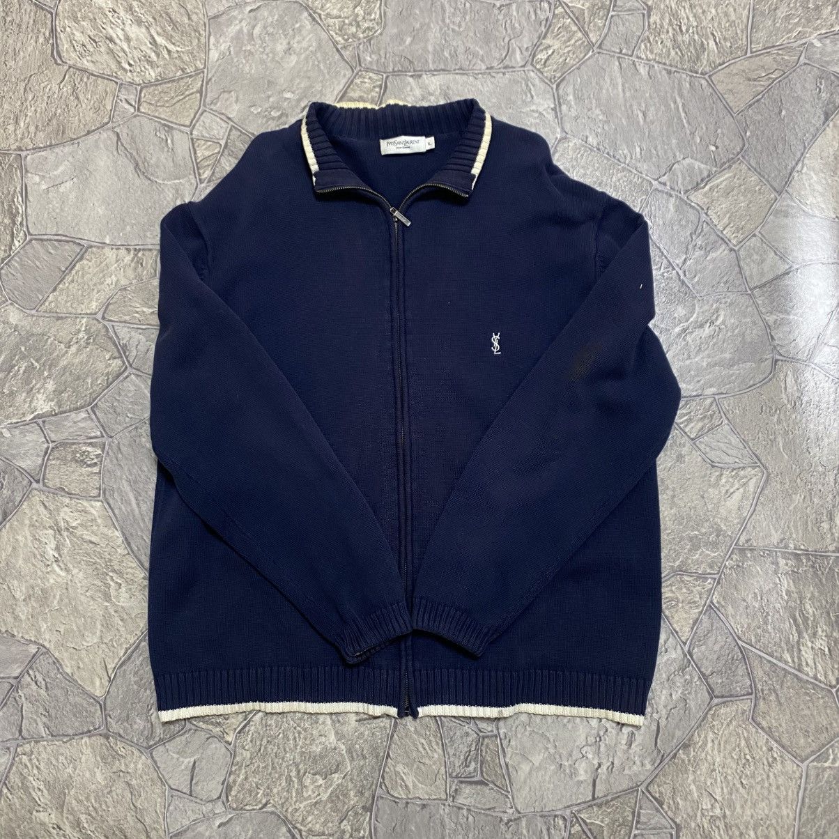 Yves Saint Laurent Yves Saint Laurent YSL logo zip up Size US XL / EU 56 / 4 - 1 Thumbnail