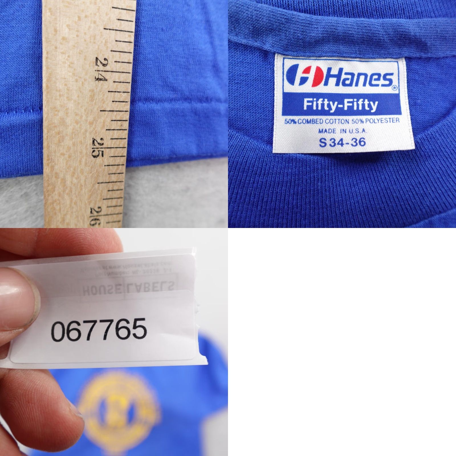 Hanes VINTAGE Chamorro Golf Club Shirt Mens Small Blue Hafa Adai Classic 1986 80s Tee Size US S / EU 44-46 / 1 - 8 Thumbnail