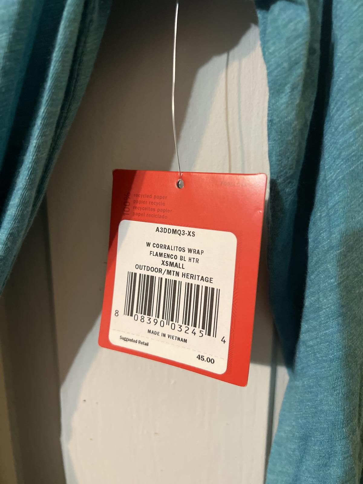 The North Face The North Face Women's Wrap Cardigan Sweater, XS, Teal Size XS / US 0-2 / IT 36-38 - 4 Thumbnail
