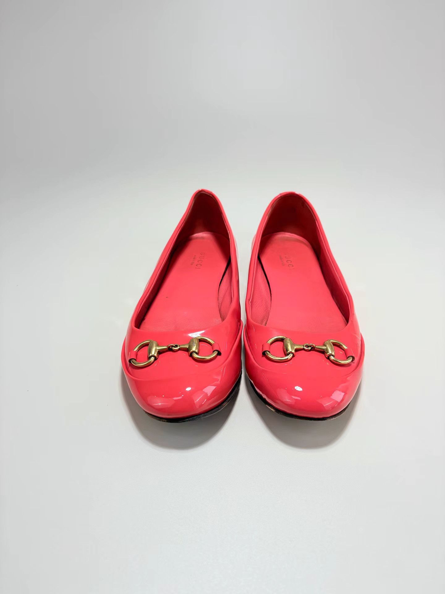 Gucci GUCCI Horsebit Patent Leather Flats K1 Size US 7.5 / IT 37.5 - 2 Thumbnail