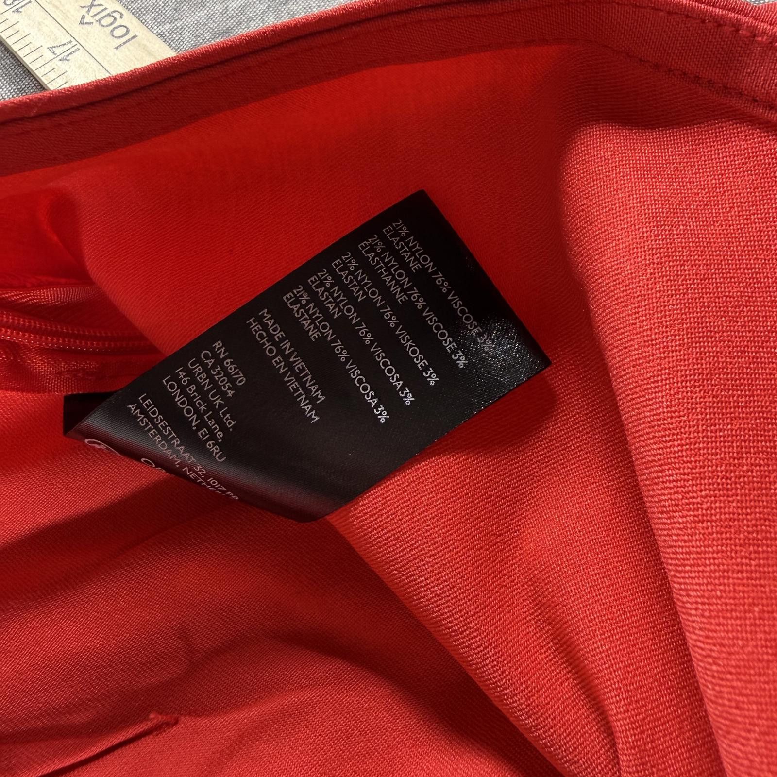 Other Urban Outfitters Pants Women's 2 Red Kimchi Blue NWT Size 26" / US 2 / IT 38 - 6 Thumbnail