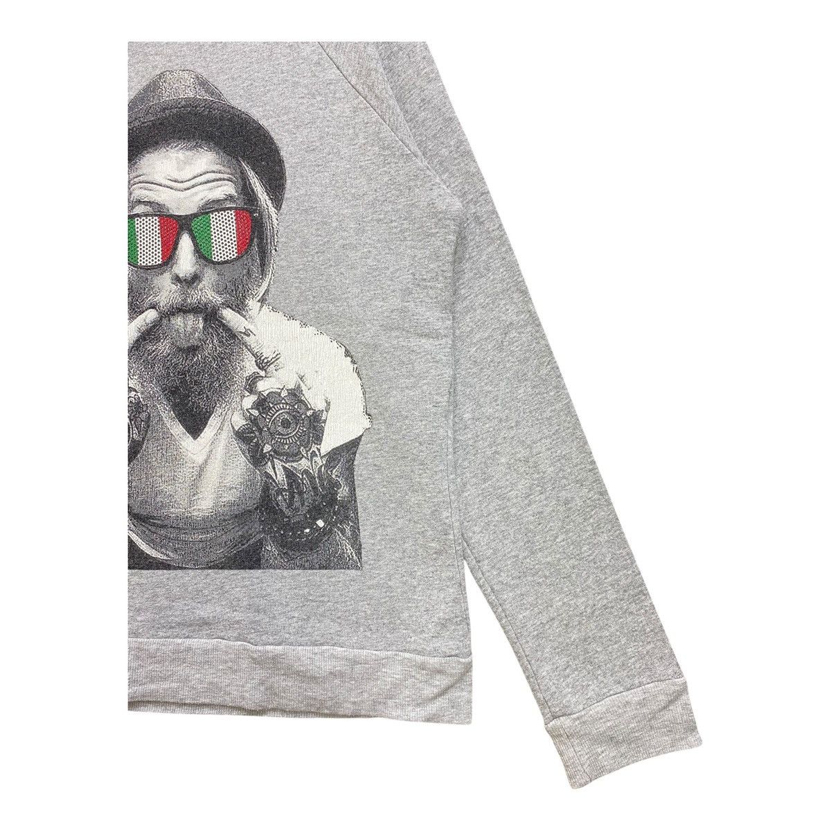 Other SPEND Italy Graphic Sweatshirt Gray Made in Italy Size M Size US M / EU 48-50 / 2 - 4 Thumbnail