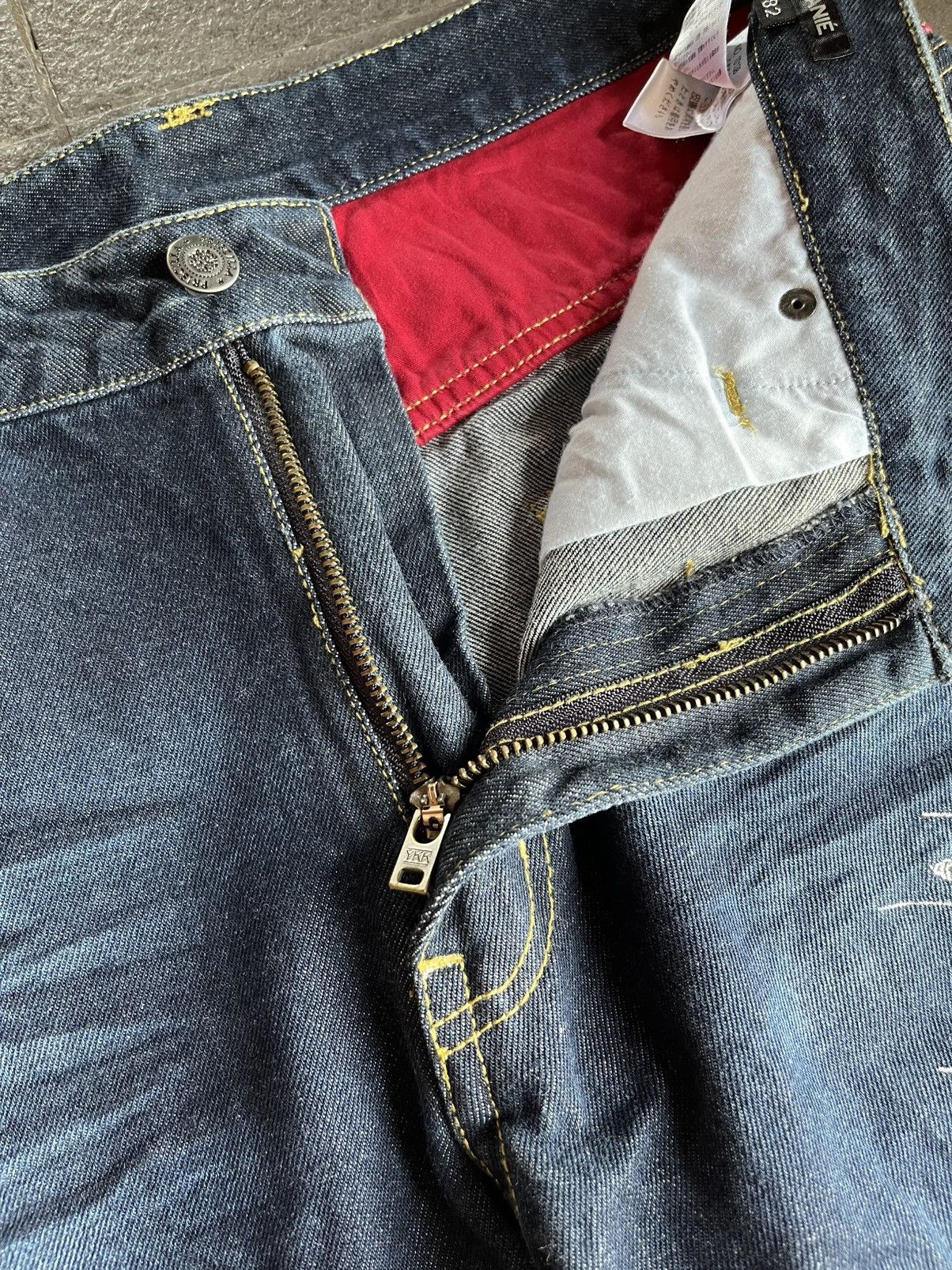 Karakuri Tamashii Vomaine Dragon Embroidery Wide Leg Denim Karakuri Tamashii Size US 32 / EU 48 - 16 Thumbnail