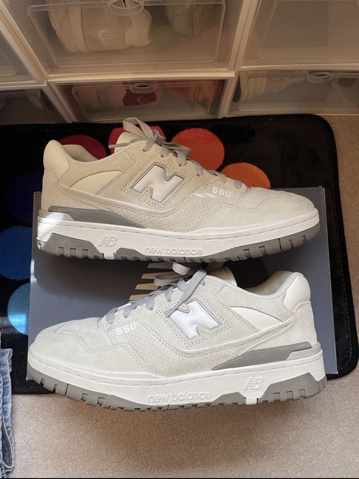 New Balance Size 8.5 - New Balance 550 x United Arrows Beige White Size US 8.5 / EU 41-42 - 2 Thumbnail