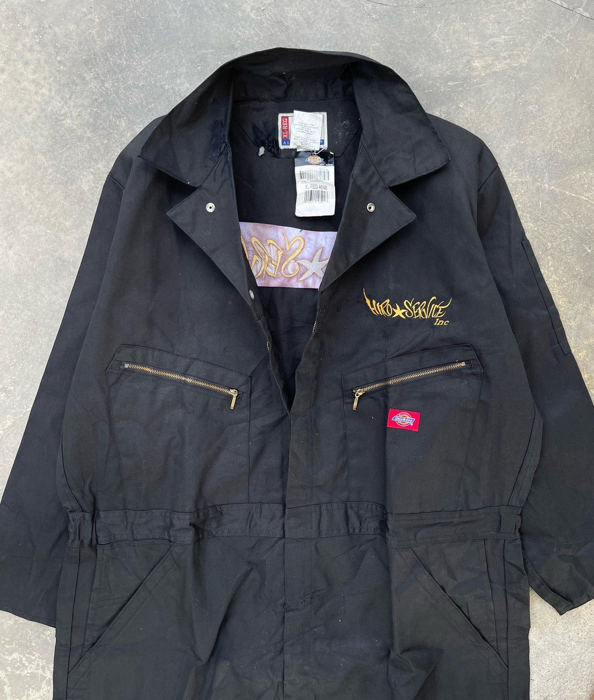 Dickies 🔥Vintage Dickies Men's "HIRO SERVICE" Logo Redhawk Coverall Size US XL / EU 56 / 4 - 9 Thumbnail