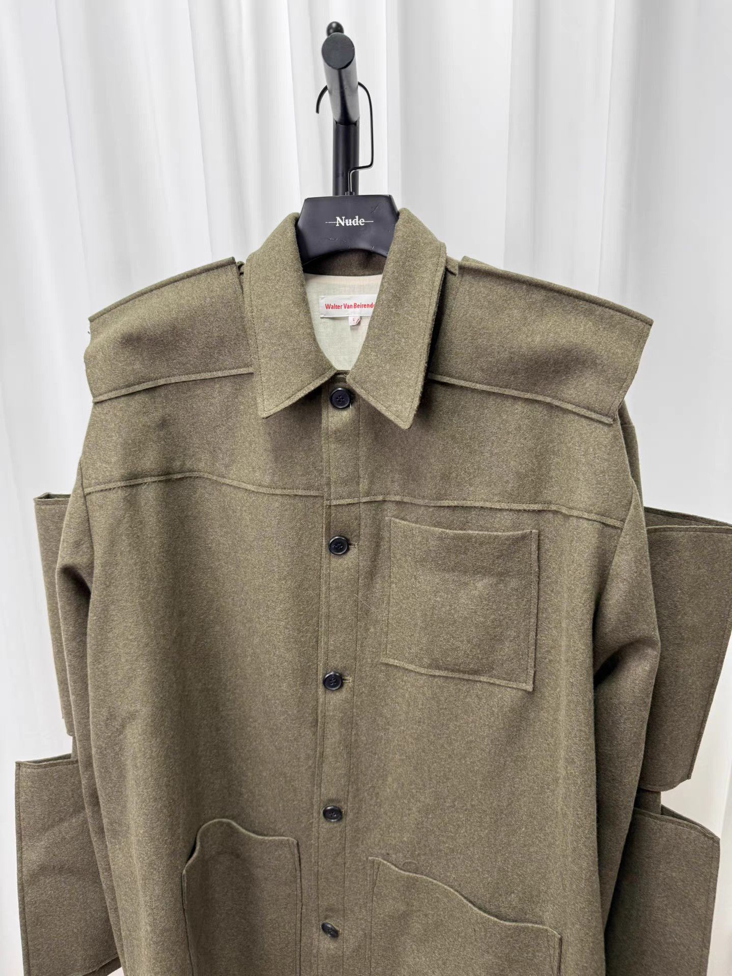 Walter Van Beirendonck Walter van beirendonck Patchwork Wool Jacket Coat K20 Size US L / EU 52-54 / 3 - 2 Thumbnail