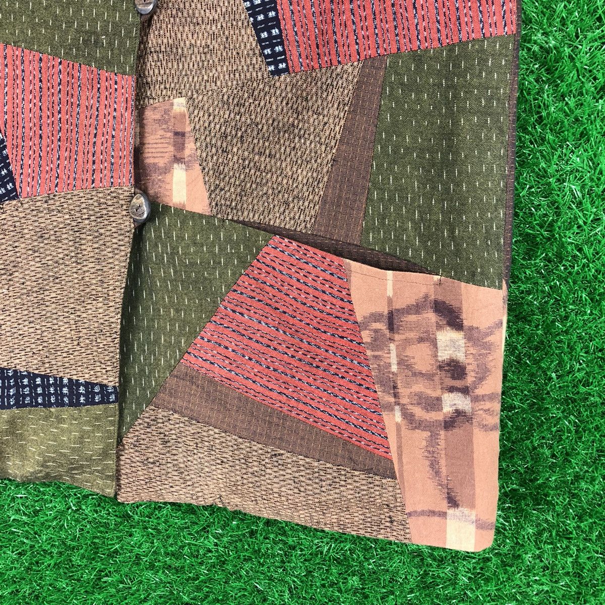 Japanese Brand × Vintage Vintage 80's Vest Patchwork Kapital Style by Giemon Size US M / EU 48-50 / 2 - 3 Thumbnail