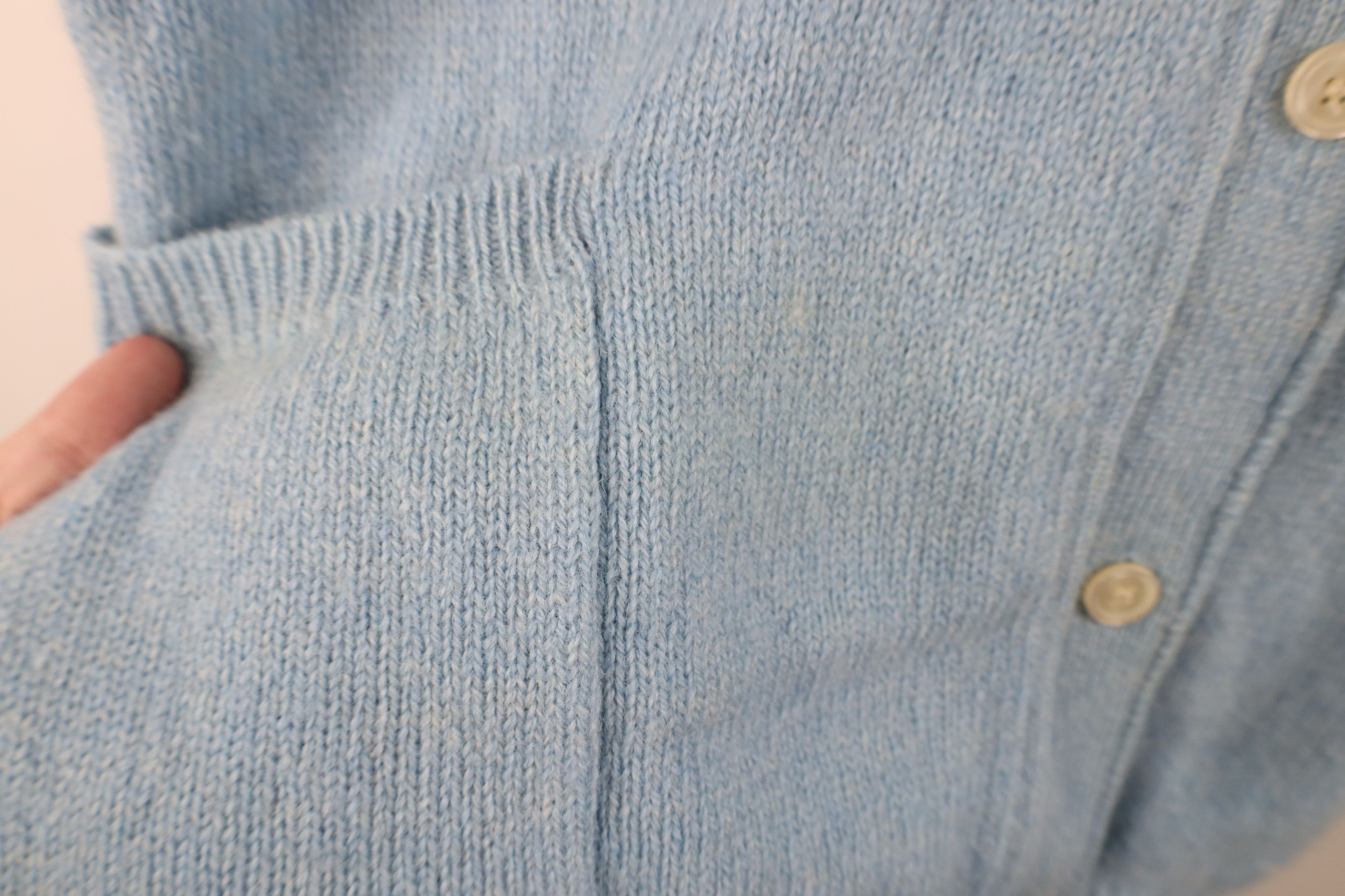 Vintage Vintage 90s Streetwear Wool Knit Baggy Cardigan Sweater Size M / US 6-8 / IT 42-44 - 9 Thumbnail