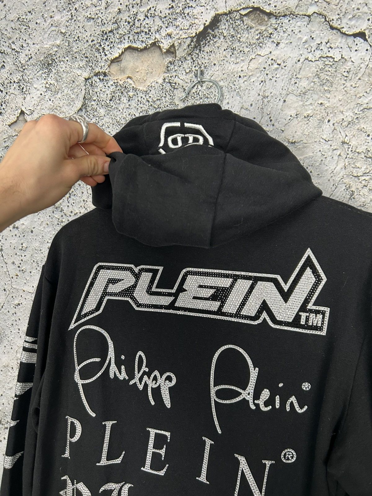 Philipp Plein Philipp Plein Avant Garde Hoodie Affliction Designer Archive Size US L / EU 52-54 / 3 - 6 Thumbnail