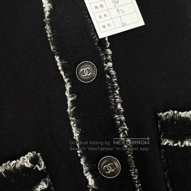 Chanel Chanel Black Cashmere Long Sleeve Dress . Size M / US 6-8 / IT 42-44 - 4 Thumbnail