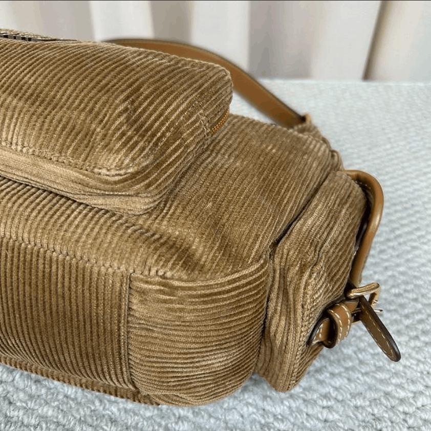Miu Miu Miu Miu Corduroy Vintage Pocket Handbag Size ONE SIZE - 8 Thumbnail
