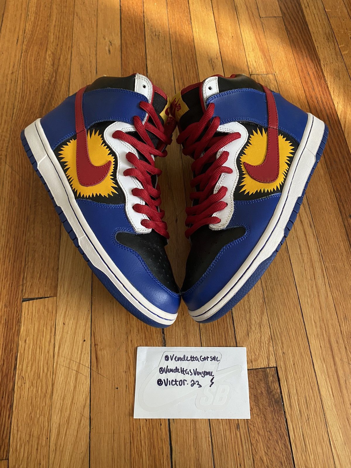 Nike Nike Sb Dunk High Comic Boom PROMO SAMPLE 9999 US9 Size US 9 / EU 42 - 2 Thumbnail
