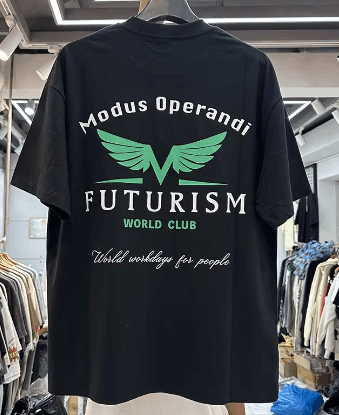 Japanese Brand × Vintage "FutureIsm-Black-M" T-shirt Size US M / EU 48-50 / 2 - 2 Thumbnail