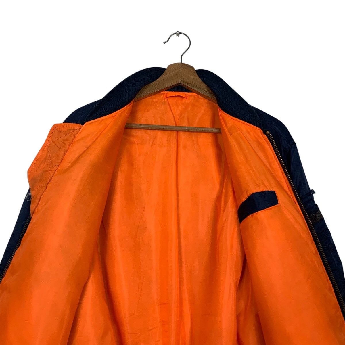 Vintage Vintage 90's Blue Bomber Jacket #2508-C113 Size US L / EU 52-54 / 3 - 12 Thumbnail