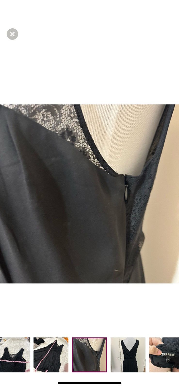 Express Express black cocktail dress size 8 Size M / US 6-8 / IT 42-44 - 4 Thumbnail