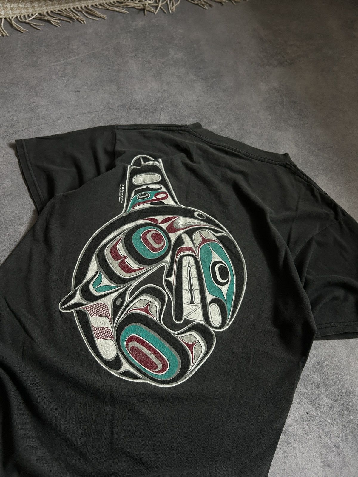 Vintage Joseph M.Wilson design art shirt vintage mens