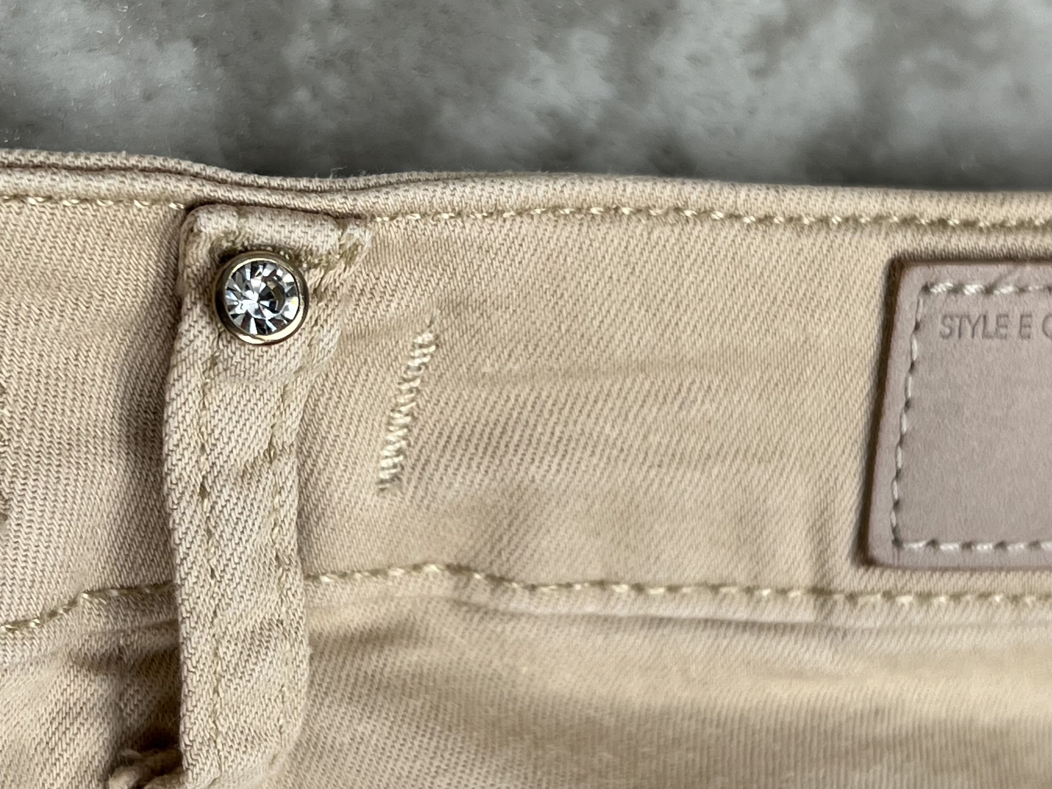 Liu Jo Liu Jo Beige Jeans Embroidered Hem Size 27" / US 4 / IT 40 - 13 Thumbnail