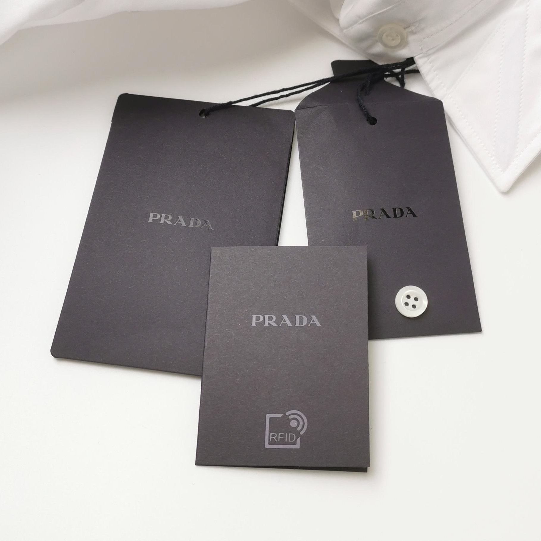 Prada Prada Cotton Poplin Button. Size S / US 4 / IT 40 - 3 Thumbnail