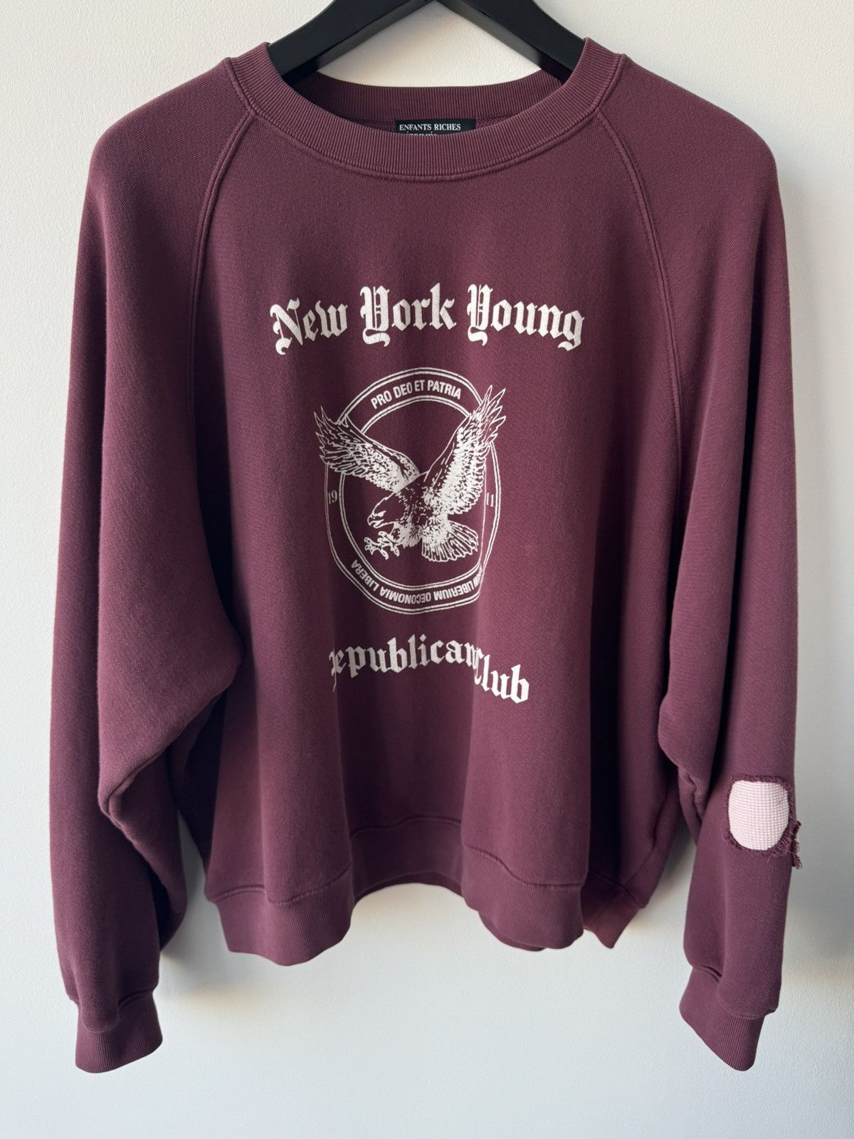 Enfants Riches Deprimes ENFANTS RICHES DEPRIMES NEW YORK YOUNG REPUBLICAN SWEATSHIRT Size US L / EU 52-54 / 3 - 8 Thumbnail